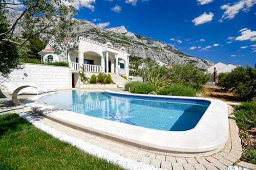 Hyra Hus i Kroatien - Makarska Semesterhus med pool - Villa Damir
