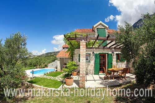 Makarska rekreační dům s bazénem pro 3 osoby - Vila Dragan
