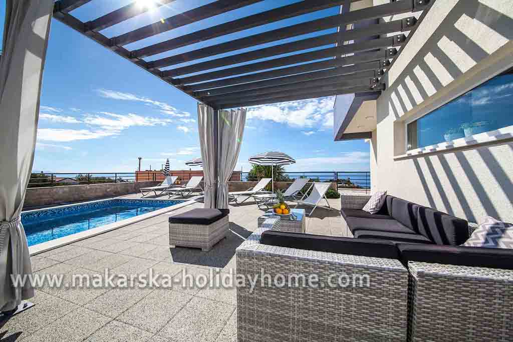 Hyra hus Kroatien med pool - Makarska Villa Great Hill 2 / 09
