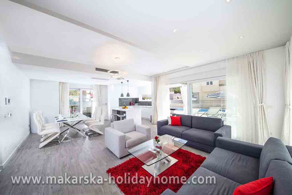 Boende Kroatien - Hyra Villa med Pool Makarska - Villa Great Hill 2 / 12