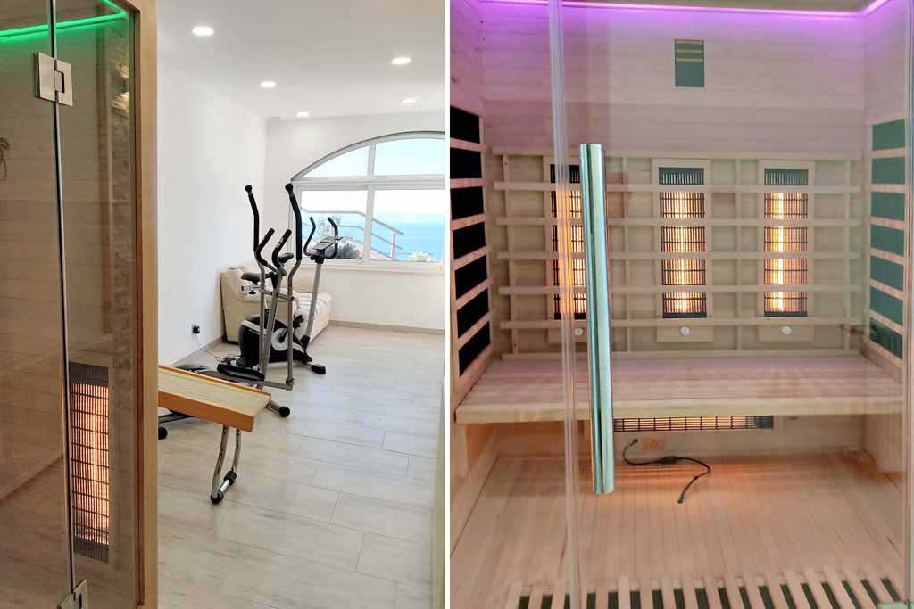 Sauna a fitness místnost - Villa Ivo / 24