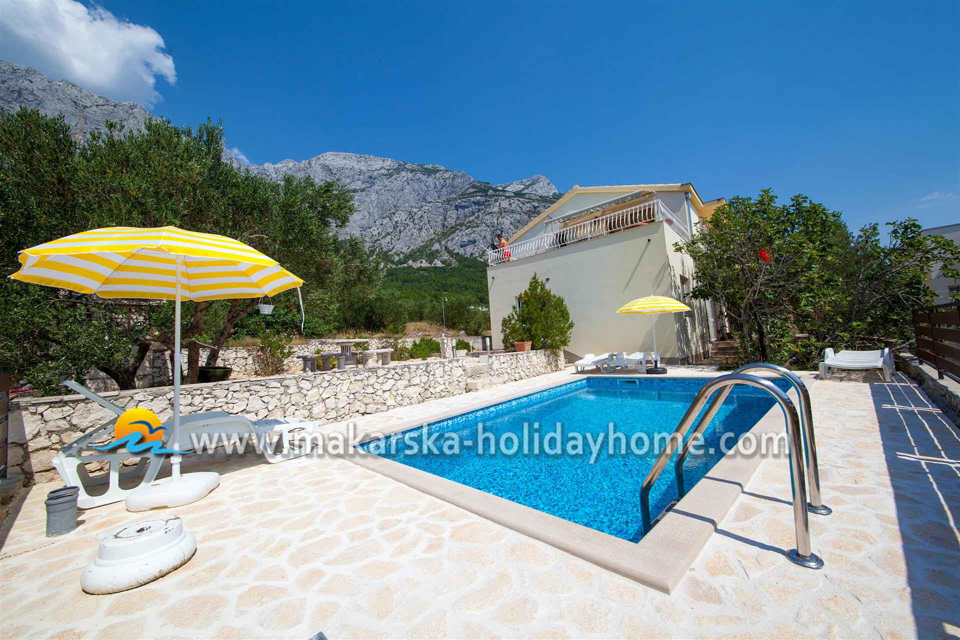 Ferienhaus Kroatien am Meer mit Pool - Makarska - Villa Leon / 01