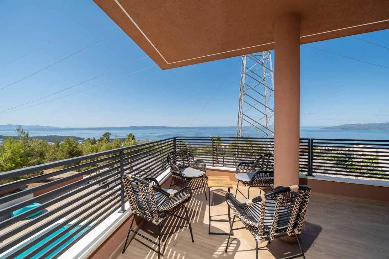 Balkon mit Meerblick