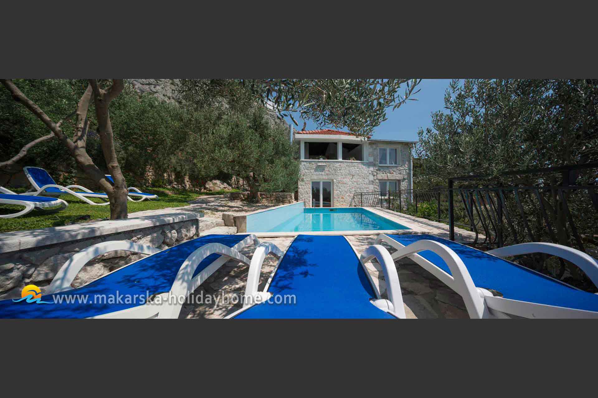 Ferienhaus mit Pool in Kroatien - Makarska - Villa Mlinice / 02
