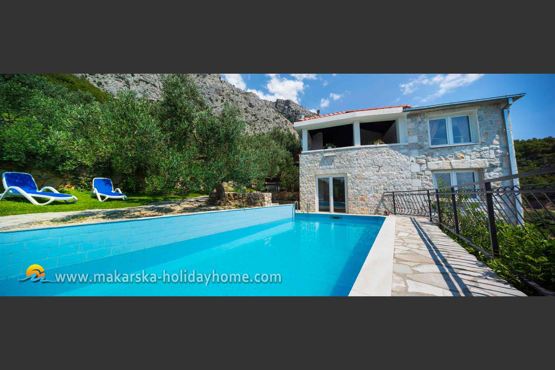 Makarska Ferienhaus mit Pool für 8 Personen - Villa Mlinice / 03