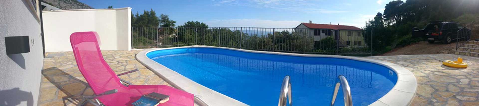 Ferienhaus Kroatien mit privatem Pool, Makarska - Haus Natasha