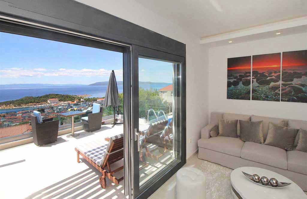 Obývací pokoj s terasou - Villa Opacak-2 / 18