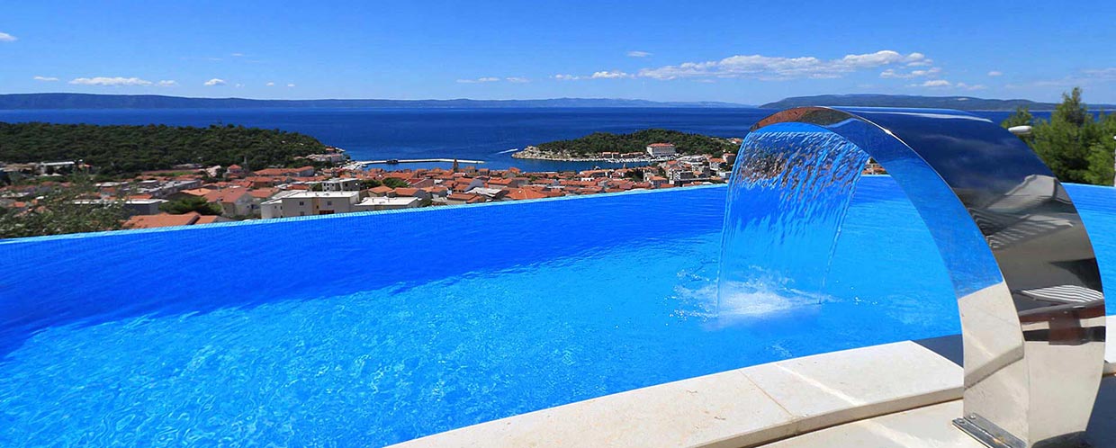 Luxusní vila s bazénem k pronájmu Chorvatsko