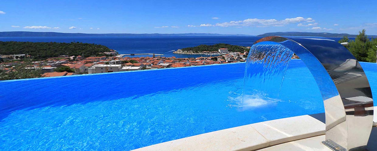 Makarska rivieran semesterhus med Pool