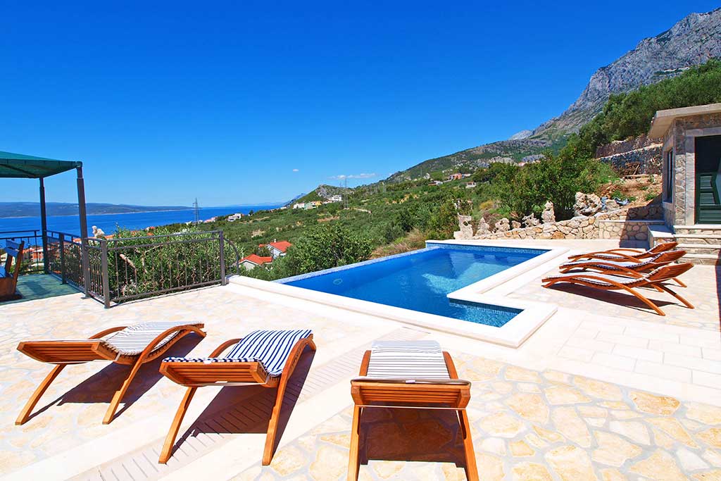 Domki z basenem w Chorwacji - Makarska - Willa Slave / 02