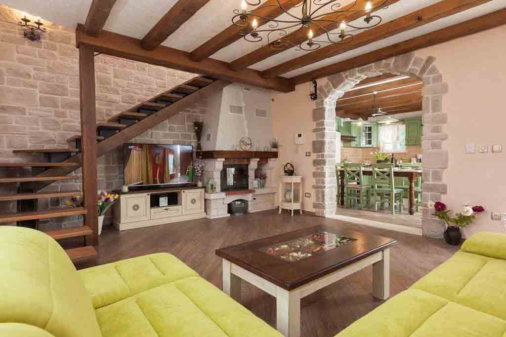 Макарска вилла с бассейном, Гостинная - Вилла Срзич 1 / 13