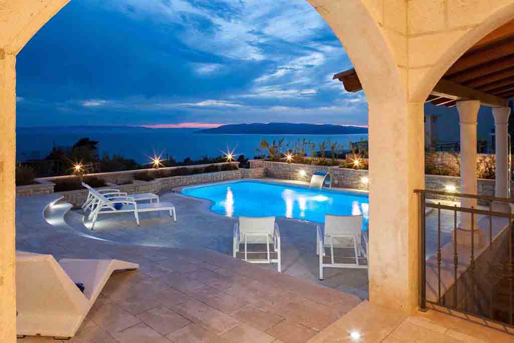 Хорватия вилла с видом на море - Вилла Срзич 1 / 37