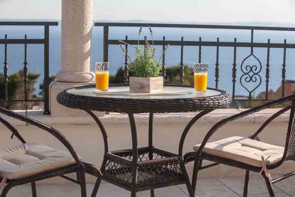 Taras z widokiem na morze - Willa Srzich 2 / 23