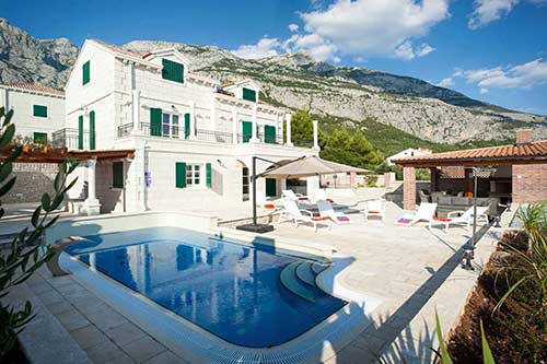 Boende Kroatien - Makarska semesterhus med pool - Villa Srzic
