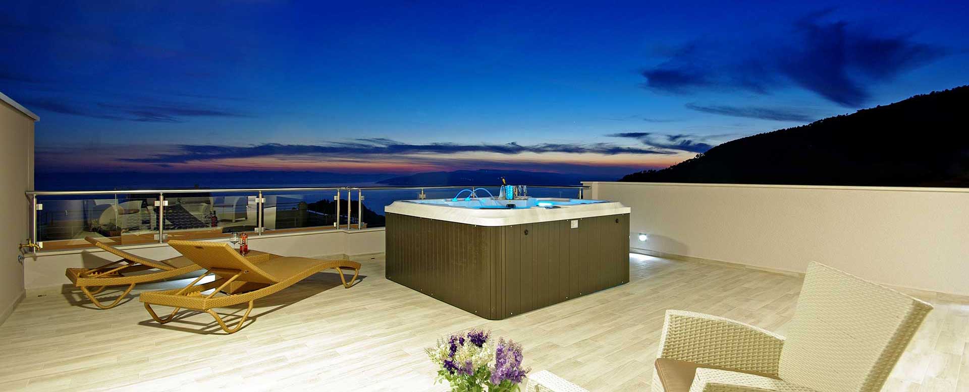 Ferienhaus Makarska mit Pol & Jacuzzi - Villa Toni