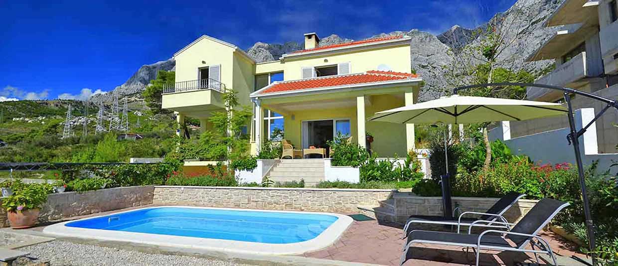 Hyra Hus i Kroatien - Makarska semesterhus med Pool - Villa Zdenka