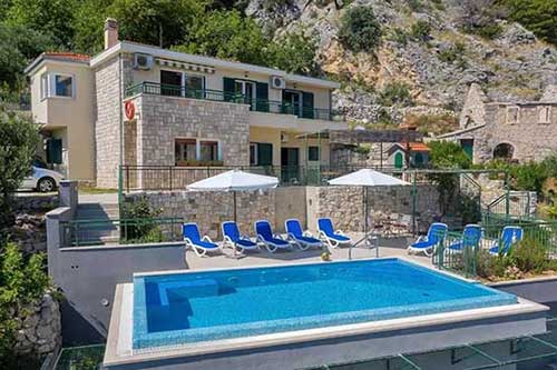 Ferienhaus Makarska Kroatien mit Pool - Villa Frankovic