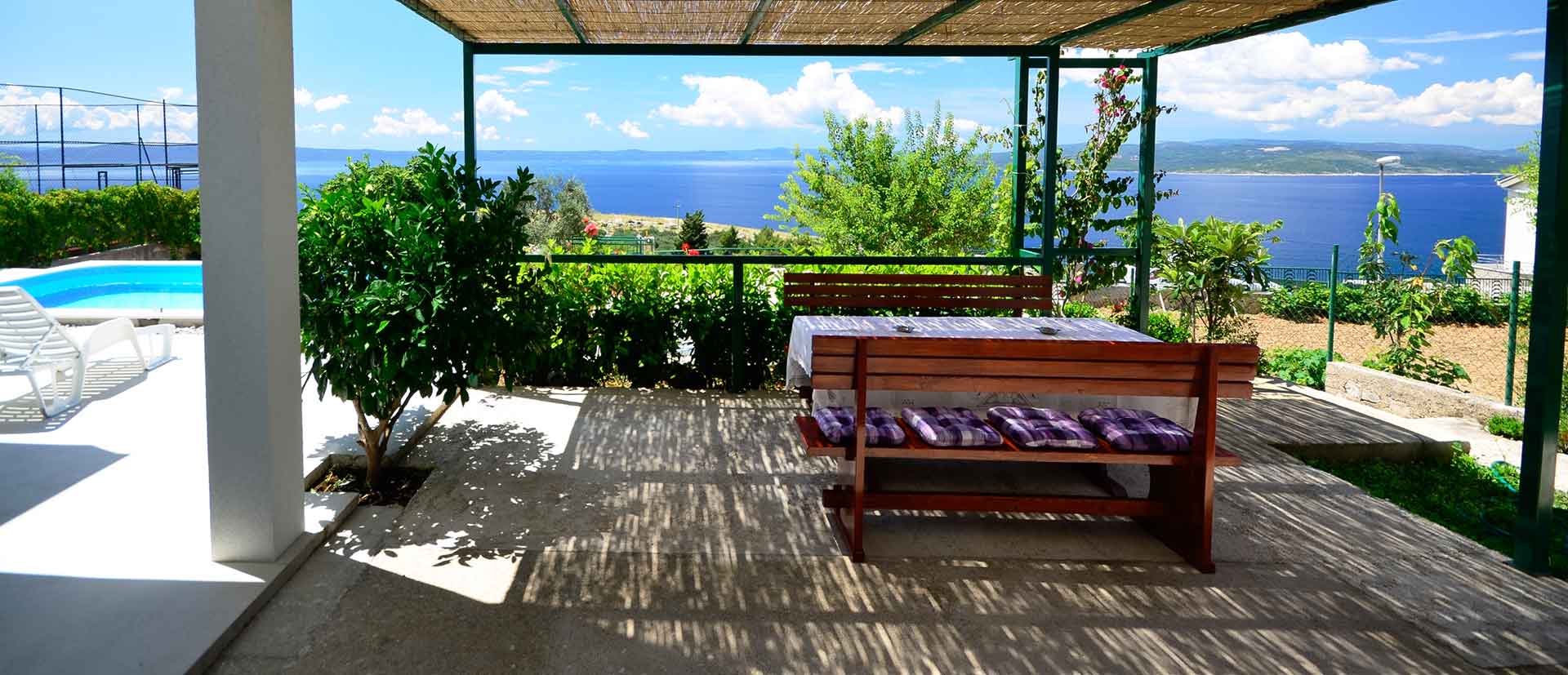 Croatia holiday home - Makarska house with pool - Villa Kuk