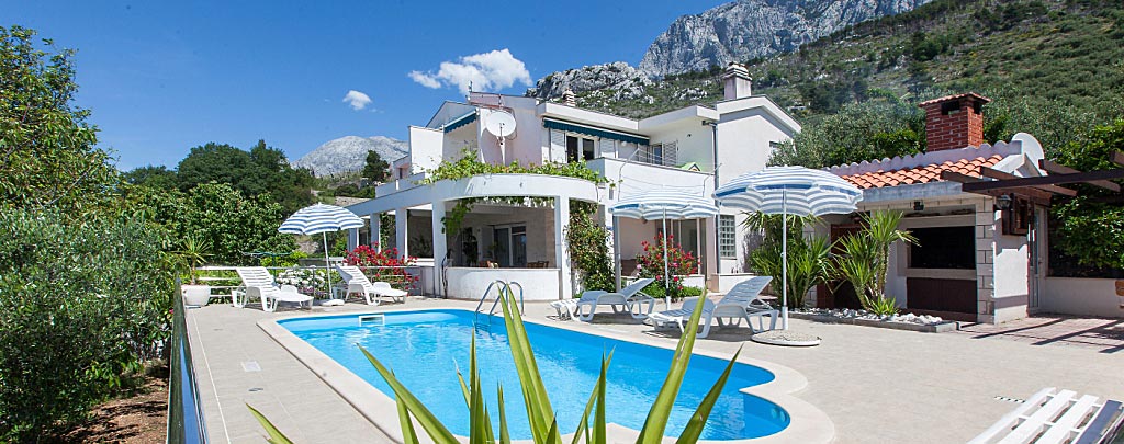 Ferienhäuser mit privatem Pool Makarska Kroatien -  Villa Milinovic