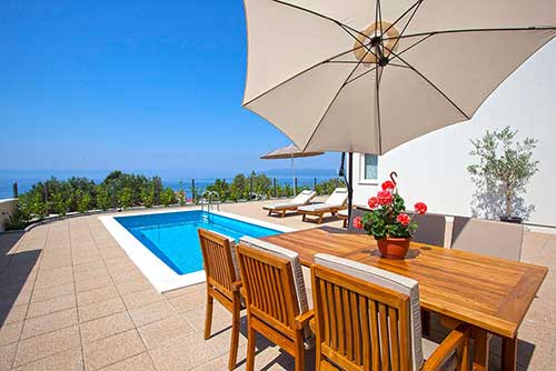 Ferienhaus Makarska mit pool, Villa Senia