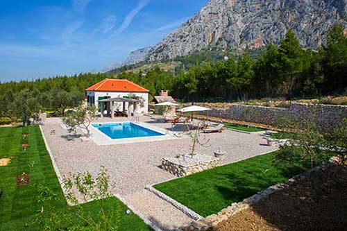 Makarska villa med basseng til leie - Villa Skender