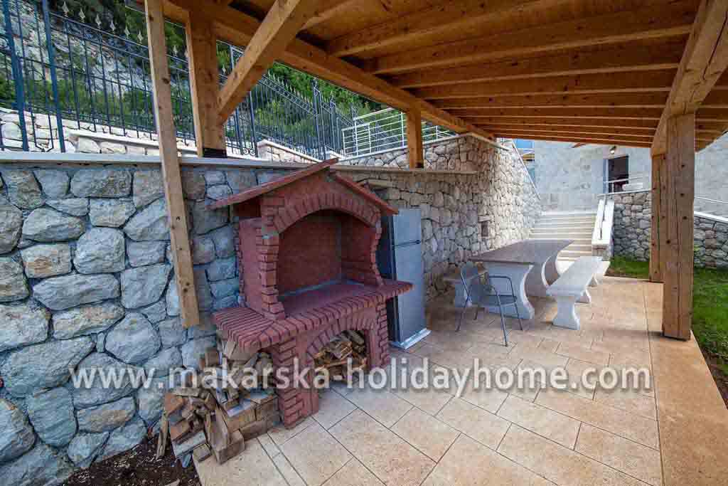 Каменная вилла с бассейном Подгора - Вилла Феникс / 57