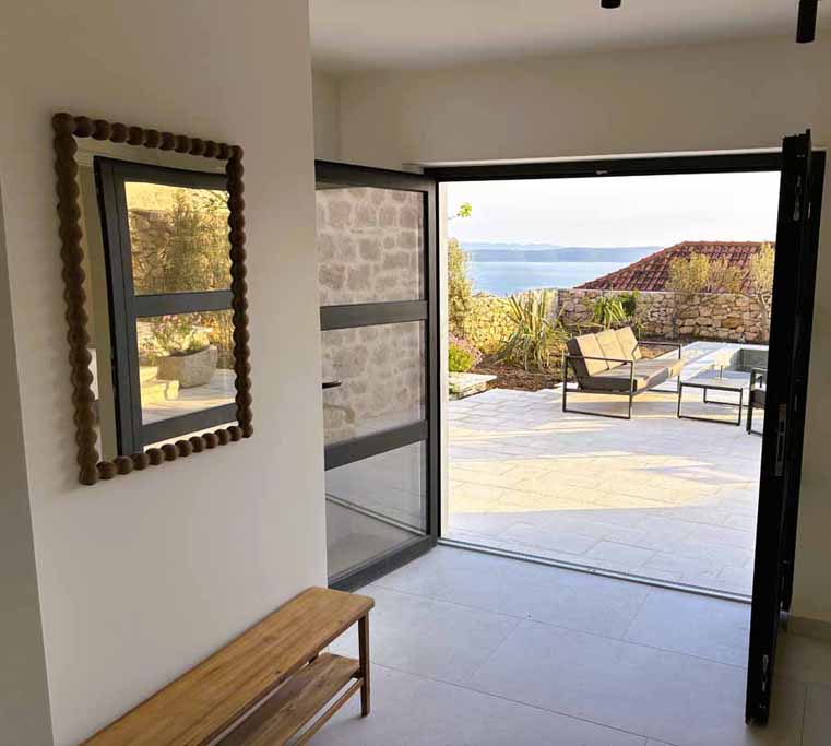 Podgora villa, utgång till terrassen - Villa Marena / 11