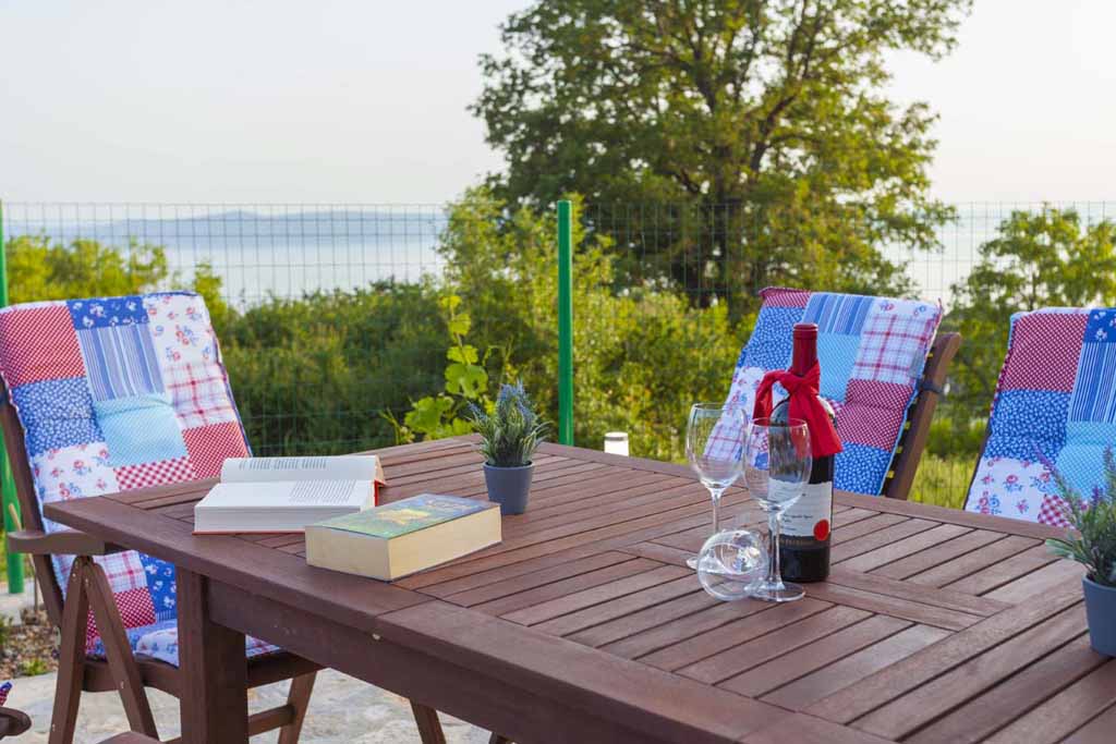 Terrace overlooking the sea and the mountain - Villa Ljubo / 09