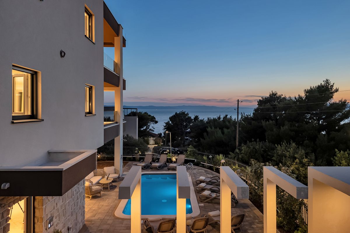 Makarska rivijera apartman s bazenom