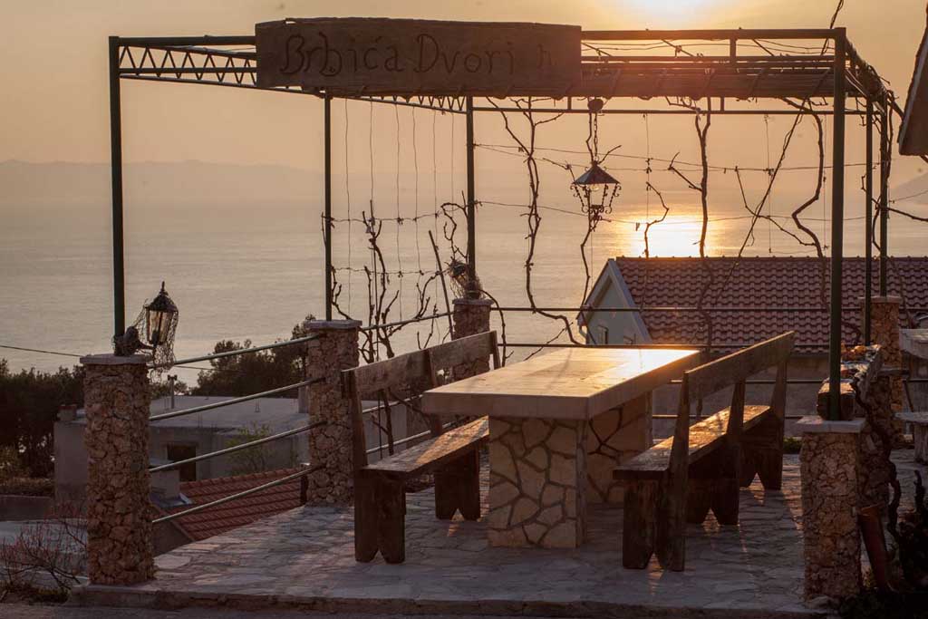 Terrasse med havutsikt - Villa Stina / 16