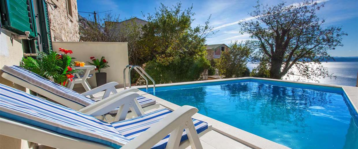Vile Hrvatska - Tučepi vile s bazenom - Villa Grube Tucepi